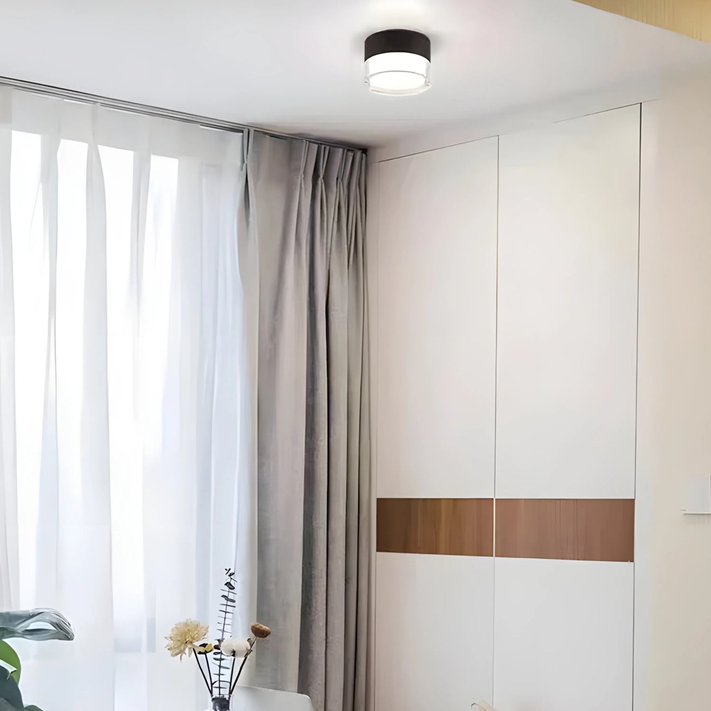 Spot LED Puissant – 20W – Design Compact – Noir, Blanc – Idéal pour Entrée, Couloir, Cuisine