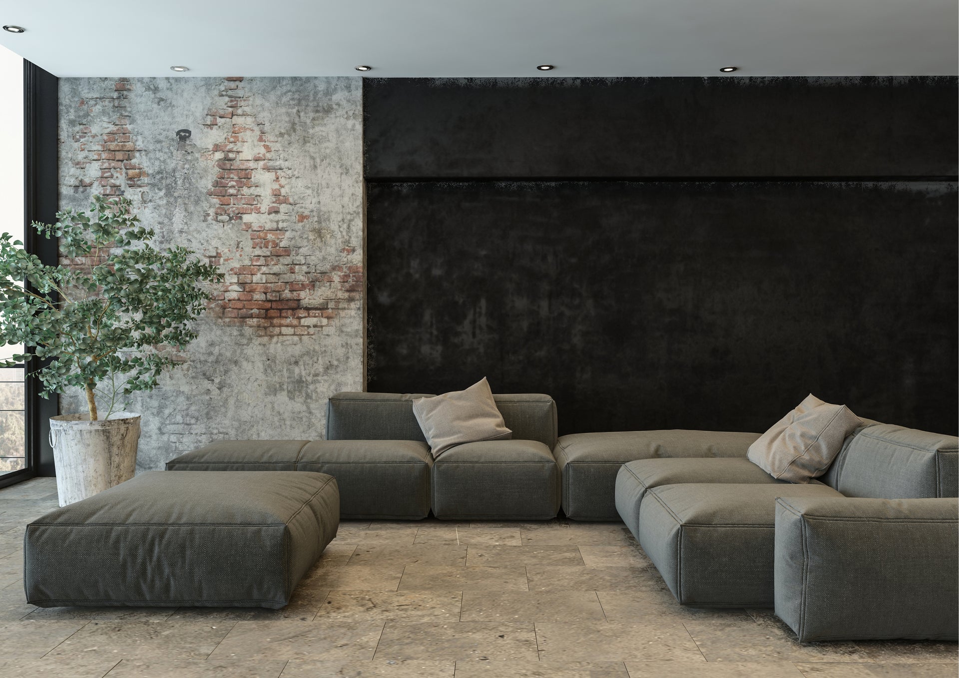 Arrière-plan luminaires design